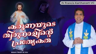 കരുണയുടെ തിരുനാളിന്റെ പ്രത്യേകത | Divine Mercy