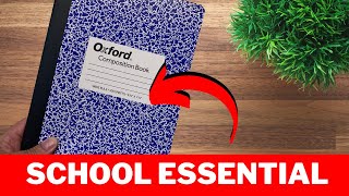 Oxford wide ruled school composition note book review