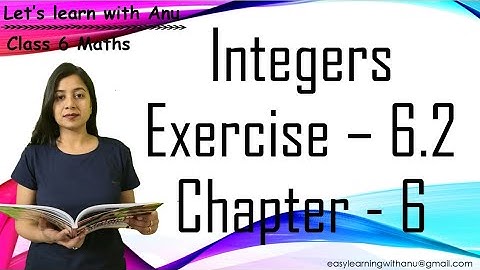 Integers | Exercise 6.2 | Class 6 | CBSE / NCERT | Addition and Subtraction of integers | Chapter 6
