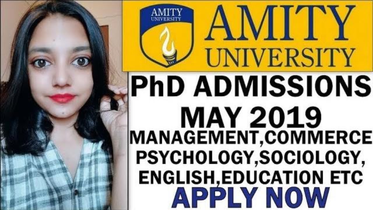 phd in hospital administration amity university