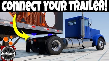 BeamNG Drive - QUICK TIP: Connect Your Trailer! (Update for 2023)