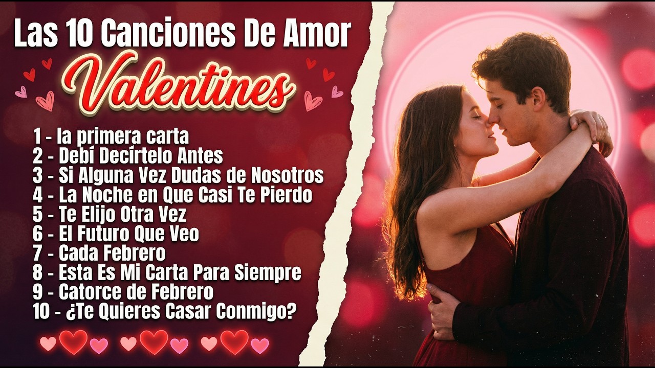 San Valentín 2026💌Canciones de Amor para Dedicar 💖 Baladas Románticas Inolvidables |14 de Febrero