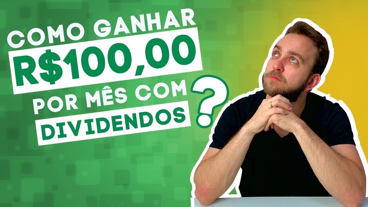 APRENDA COMO GANHAR R$100,00 POR MÊS DE DIVIDENDOS - SIMULEI COM O TRADEMAP