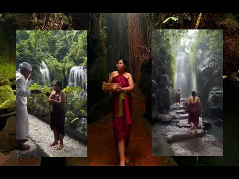 Bali, Indonesia "BEJI GRIYA PARK WATERFALL TEMPLE"