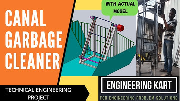 CANAL GARBAGE CLEANER| RIVER GARBAGE COLLECTOR | WATER POLLUTION PROJECT | WATER CLEANER