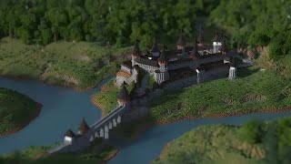 KamenetzPodolsky Fortress  Reconstruction  Minecraft timelaps