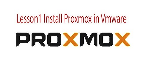 Install proxmox in vmware