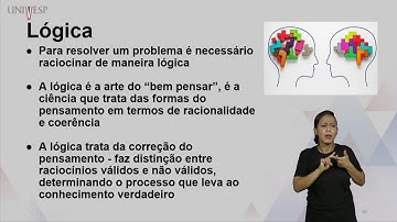 Pensamento Computacional - Algoritmo e lógica de programação (LIBRAS)