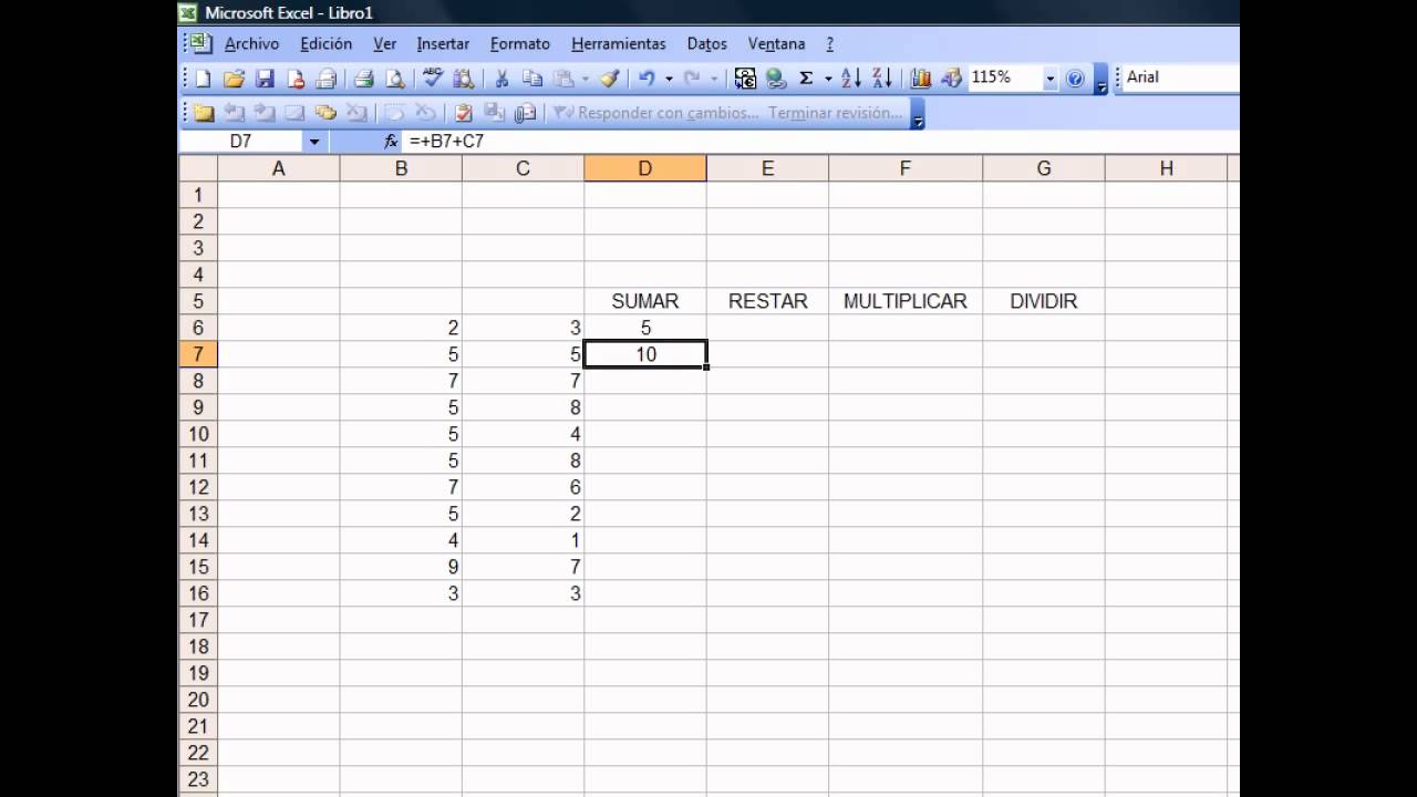 Tutorial Básico De Excel Youtube