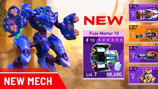 NEW MECH Lacewing & Fuse Mortar 10 NEW WEAPON - Mech Arena