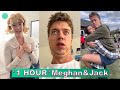 1 hour meghan and jack tiktoks 2023  new meghanjack funny tiktok compilation