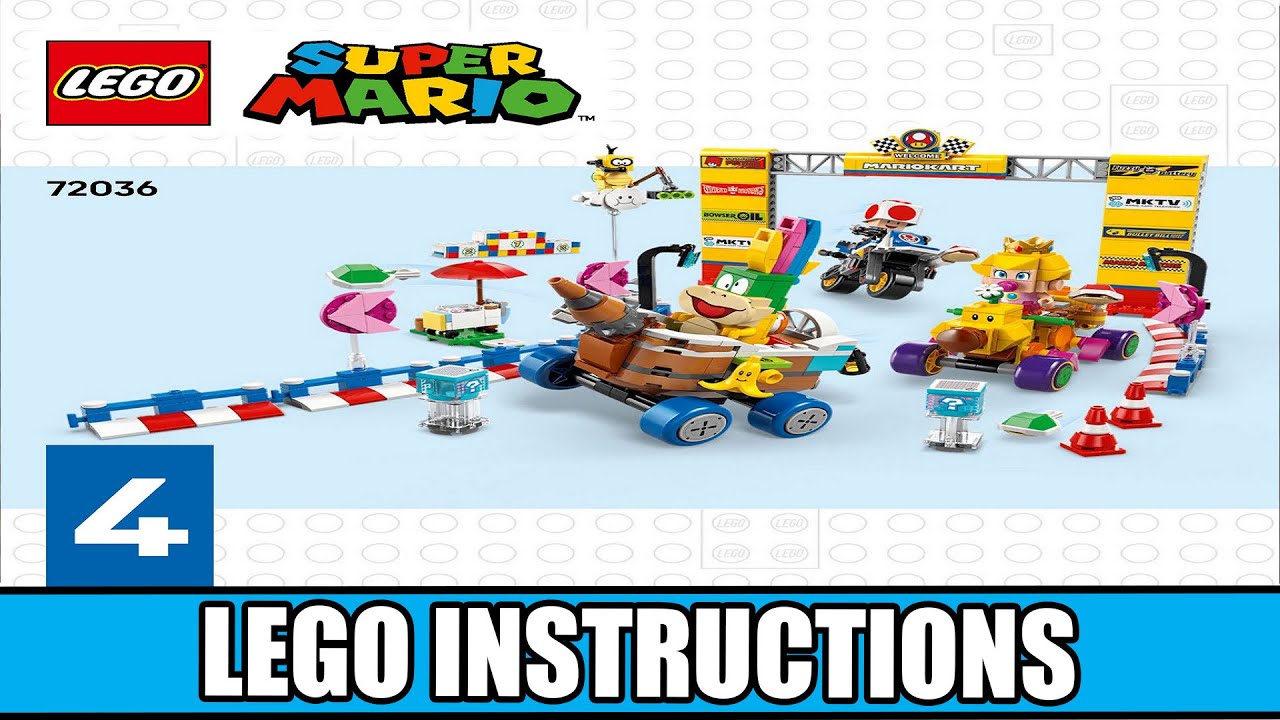 LEGO Instructions - Super Mario - 72036 - Baby Peach & Grand Prix