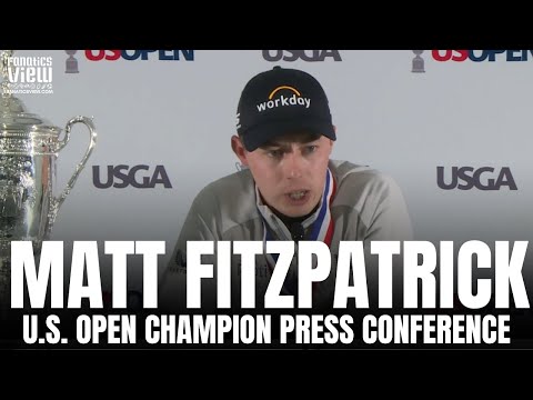 Matt Fitzpatrick Reacts to Winning 2022 U.S. Open & Golf Journey 