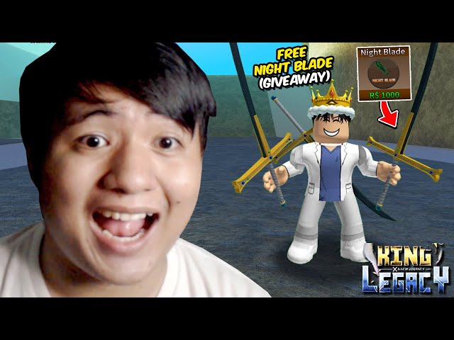 King Legacy #11 - ROBLOX - FREE NIGHT BLADE YORU NA DARK BLADE (GIVEAWAY) 