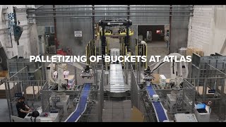 Palletizing of buckets - Atlas