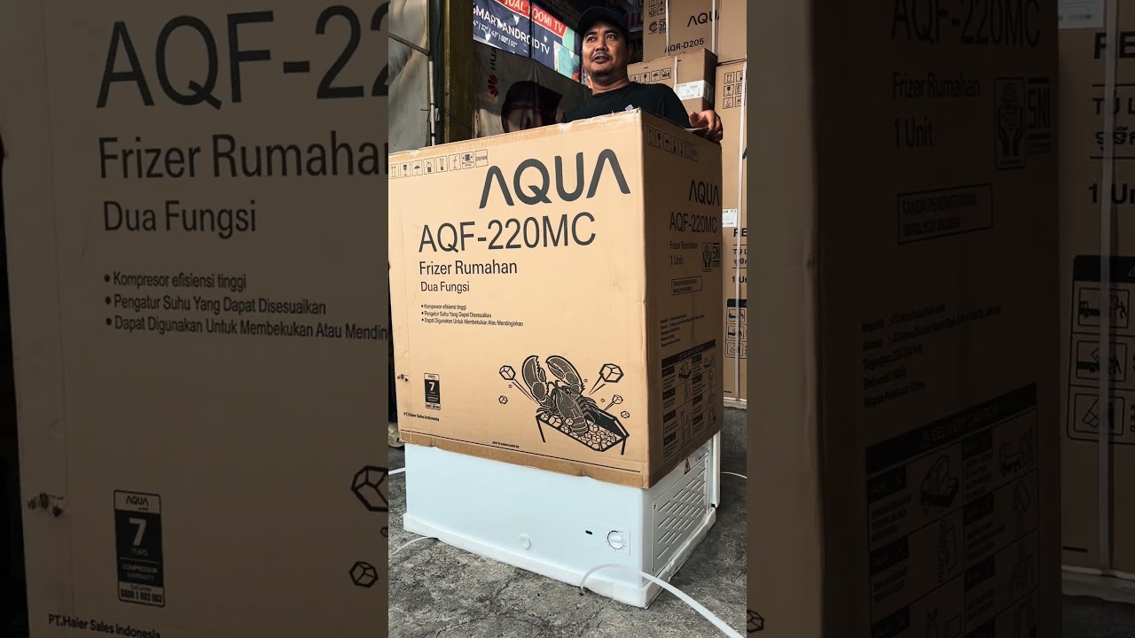 Freezer box Aqua kapasitas 200lt start from 2jutaan aja 