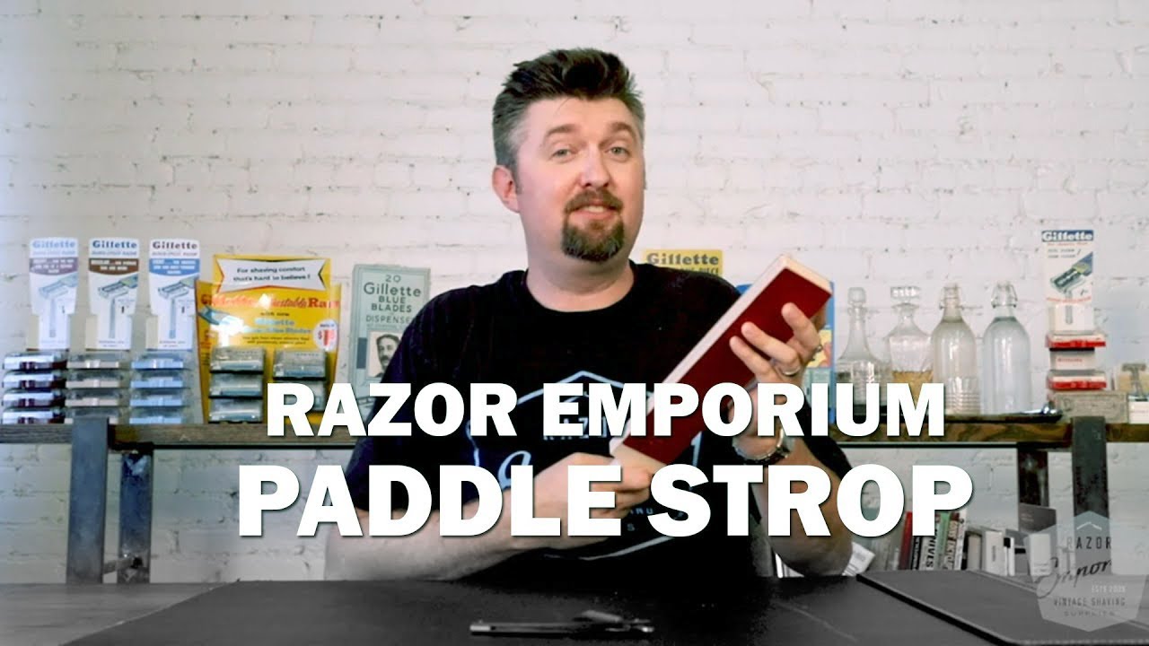 Razor Emporium Straight Razor Paddle Strop YouTube