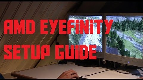 How to set up AMD eyefinity (AKIO TV)
