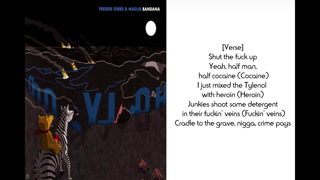 Watch Freddie Gibbs, Madlib - Half Manne Half Cocaine (Lyrics) on YouTube Watch Freddie Gibbs, Madlib - Half Manne Half Cocaine (Lyrics) on YouTube