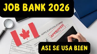 Así debes usar Job Bank en 2026