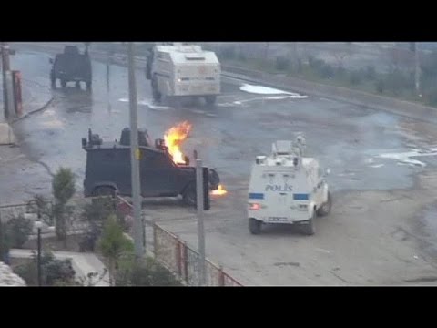 Cizre'de Öcalan gösterilerine müdahale