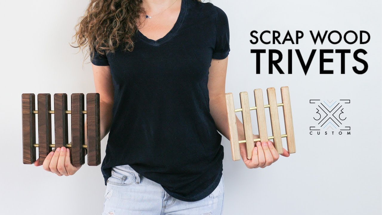 Scrap Wood Trivets // Easy DIY Project // Beginner 