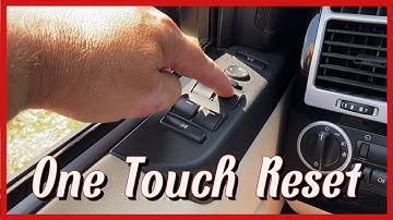 One Touch Window Reset on a Range Rover L322
