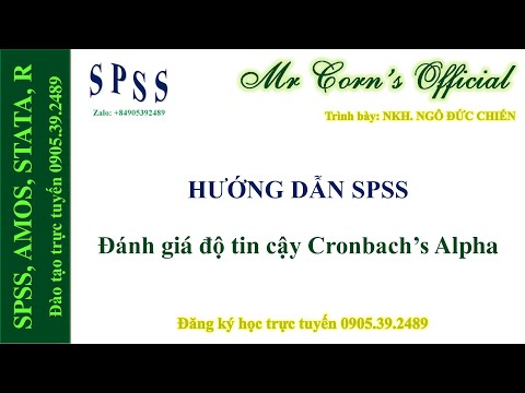 Video Hướng dẫn SPSS | Thực hành Đánh giá độ tin cậy... - youtube