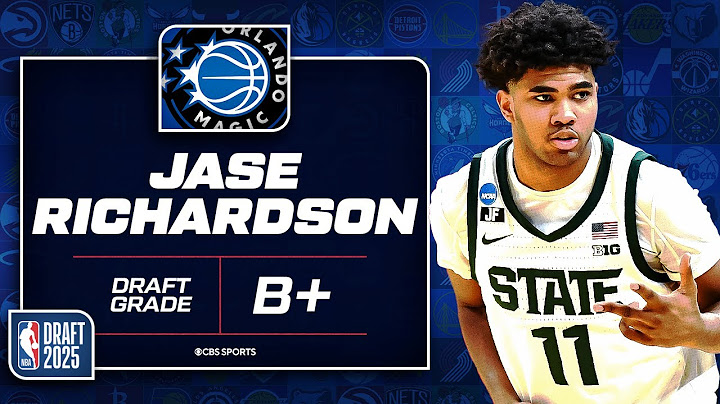 Jase Richardson selected No. 25 overall by Magic | 2025 NBA Draft Grades & Instant Reaction