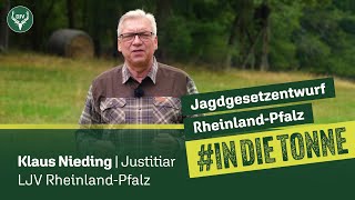 Jagdgesetzentwurf Rheinland-Pfalz | Klaus Nieding