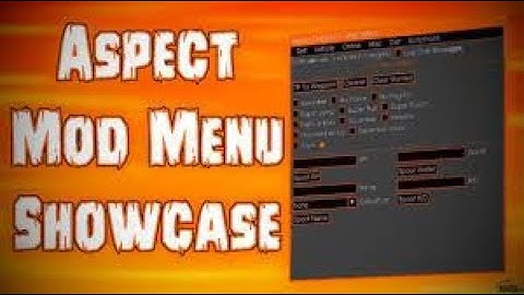 ASPECT MOD MENU SHOWCASE 💰💰💰RECOVERY OPTIONS💰💰💰