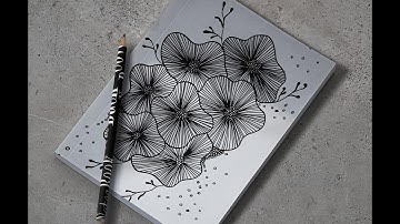 Easy Zentangle Art Tutorial for Beginners | Step-by-Step Guide | Doodle Art | MindFul Art| Zen Art