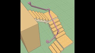 Medeek Wall Plugin Tutorial 57 - Over-the-Post Handrails and Fittings