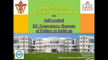 DC shunt generator  Reasons for failure in voltage build up