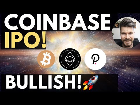 Bullish Crypto News ETH BTC DOT! Coinbase IPO - Bounce coming!