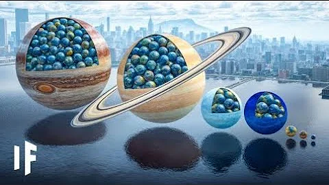 How Many Earths Can Fit In Each Planet? | SIMULATION