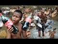 Primitive Technology - Meet Coca Cola In The Jugle & Cooking With Duck Recipe - Kmeng Prey