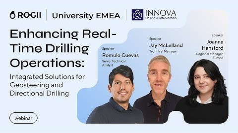 Webinar | Integrated Solutions for Geosteering and Directional Drilling
