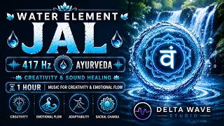 Water Element Healing Music | 417Hz Flow Frequency | 1 Hour Jal Tattva Meditation screenshot 3