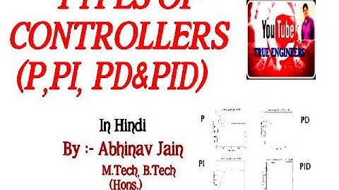 Types of Controllers||P, PI & PID||Process Control|Video In Hindi||Electrical and Chemical Engg.