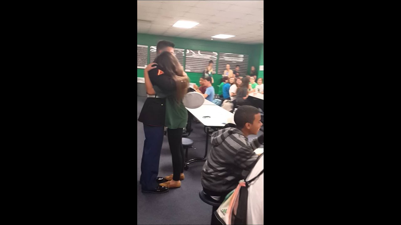 marine surprise coming home video