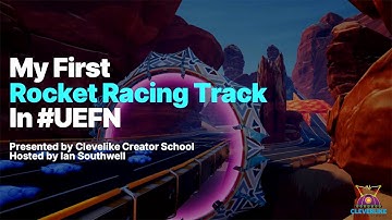 My First Rocket Racing Track in #UEFN