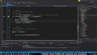 Atomic Vendetta Portfolio: Game Entities with Interfaces and Inheritance (4/11)