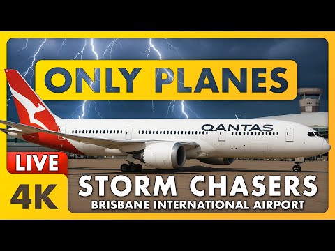 ⚡️HUGE STORMS Approaching @ Brisbane Airport w/ James + ATC ✈️
