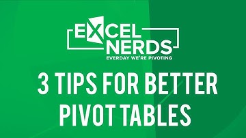 Microsoft Excel Pivot Table Tutorial | Excel Nerds