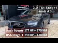 Audi A5 2.0 TDI B8 | Rsa Motorsports Stage1 vs Stock | Acceleration Test | 177hp to 210hp +60NM Torq