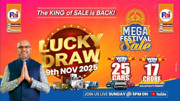 PAI MEGA FESTIVAL SALE 2025 | LIVE DRAW EVENT | PAI INTERNATIONAL