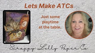 Let's Make ATCs using TEMU supplies and a magazine; Mixed Media fun!