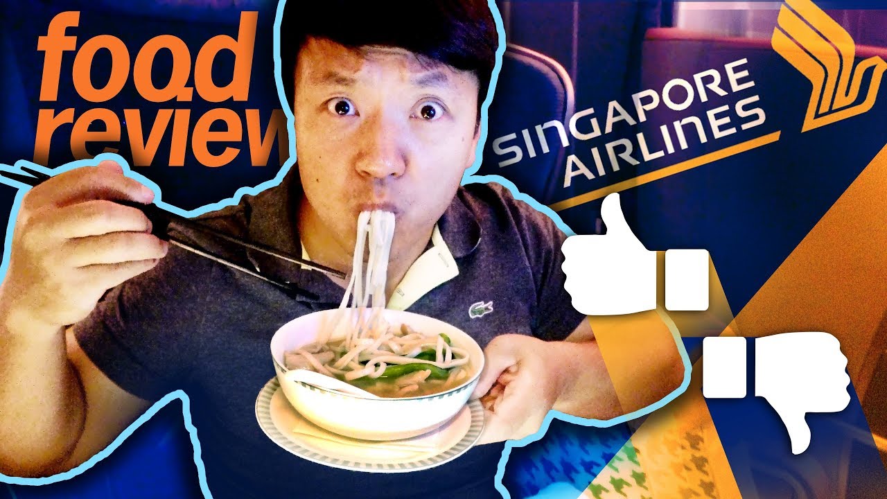 Singapore Airlines BUSINESS CLASS Food Review! San Francisco to Singapore 17 HOUR Flight | Strictly Dumpling