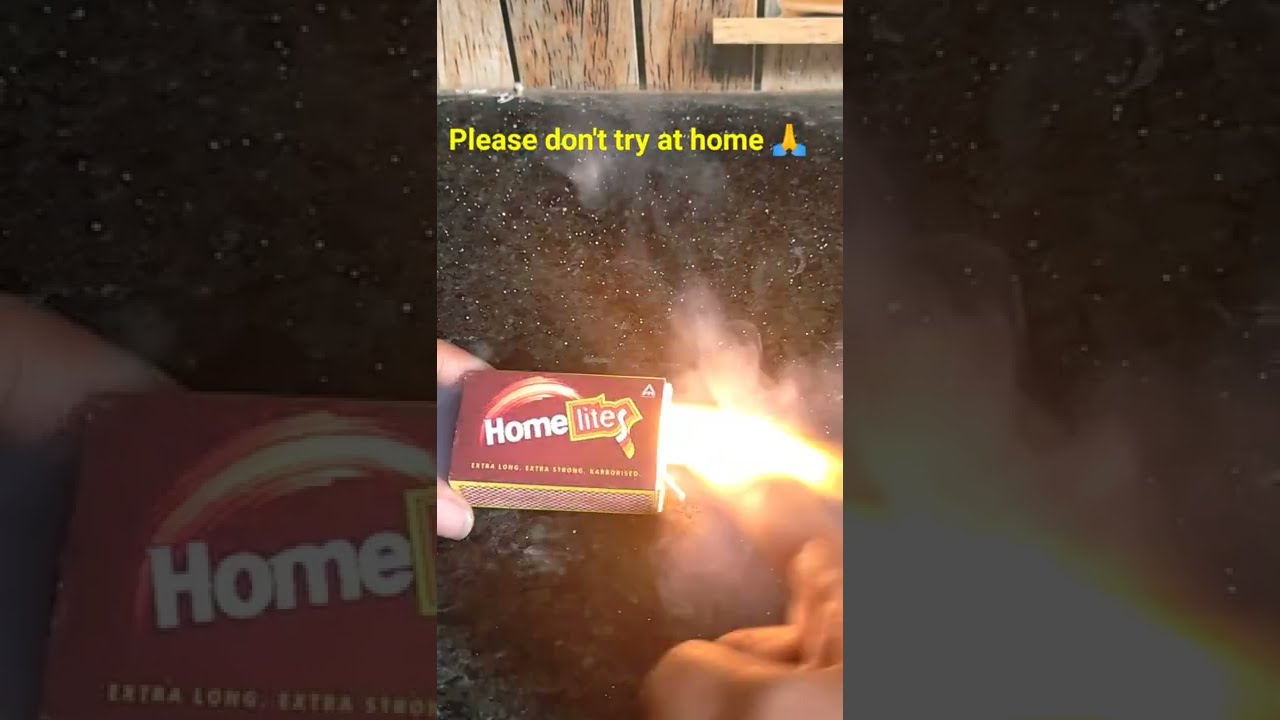 Matchstick Vs Fire Easy Experiment Do At Home Short E Bull Jet Yt Viralshorts